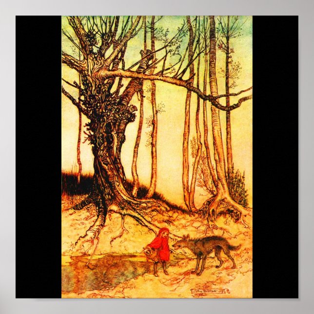 Póster Poster-Vintage Ilustration-Rackham 36 (Frente)