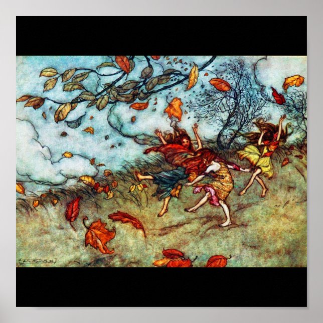 Póster Poster-Vintage Ilustration-Rackham 40 (Frente)