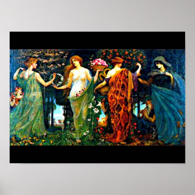 Póster Poster-Vintage Ilustration-Walter Crane 45 (Frente)