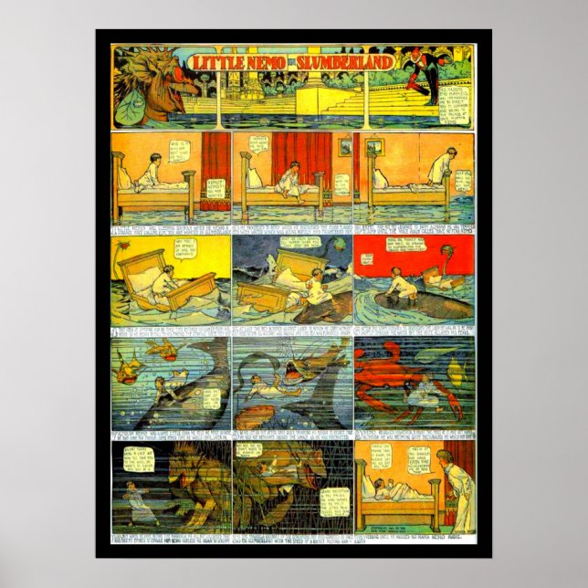 Poster Poster-Vintage Quic-Little Nemo 1 (Frente)