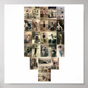 Póster Poster-Vintage-Swimwear