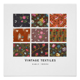 Póster poster 'Vintage Textiles' | designs da década de 1