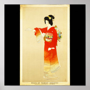 Poster Poster-Vintage Viagem-Japão