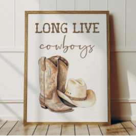 Poster Pôster Viva Cowboys Crianças Decoração de Sala Oci
