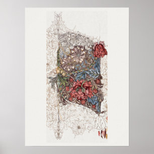 POSTER POSTER: WILLIAM MORRIS : HONEYSUCKLE + TULIP