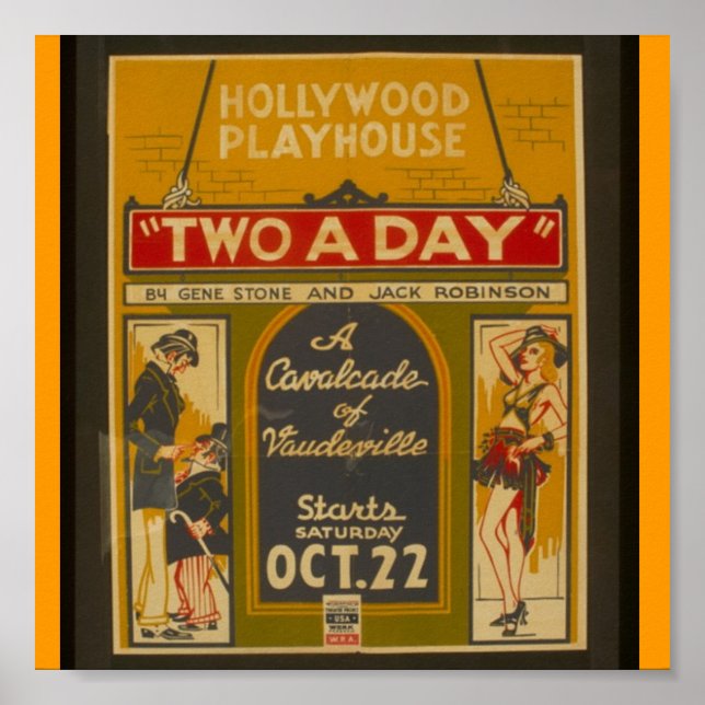 Poster Poster-WPA-Cavalcade de Vaudeville (Frente)