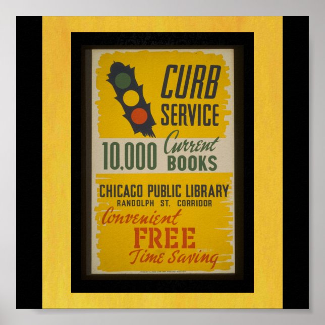 Poster Poster- WPA Chicago-Biblioteca Pública-WPA (Frente)