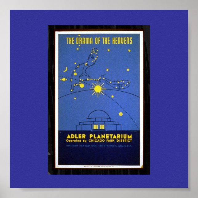 Poster Poster-WPA Chicago-Drama dos Céus-WPA (Frente)