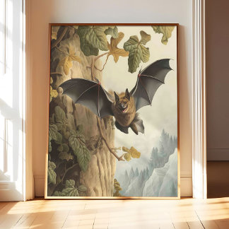 Poster Pôsteres de Arte de Morcego, Arte de Parede Abstra