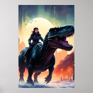 Poster Pôsteres de Dinossauros para Adultos ou Quarto de