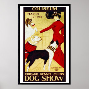 Poster Pôsteres Vintage "Mostra de Cães" Coliseu
