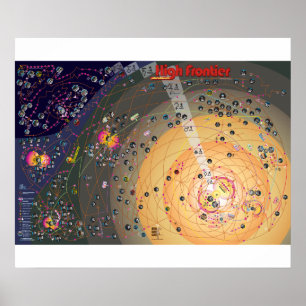 Póster PosterMap novo, fronteira alta da ó edição, em