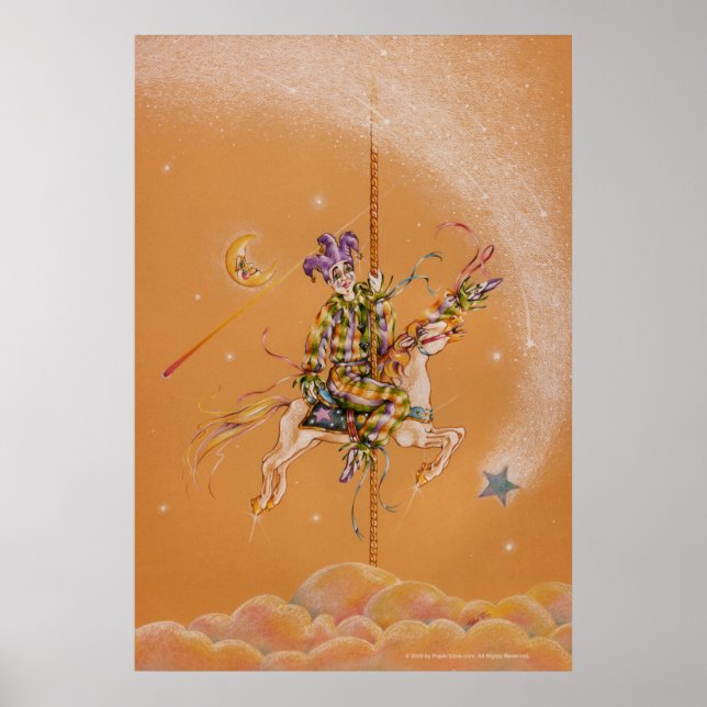 Poster Posters, Belas Artes - Carousel Jester (Frente)