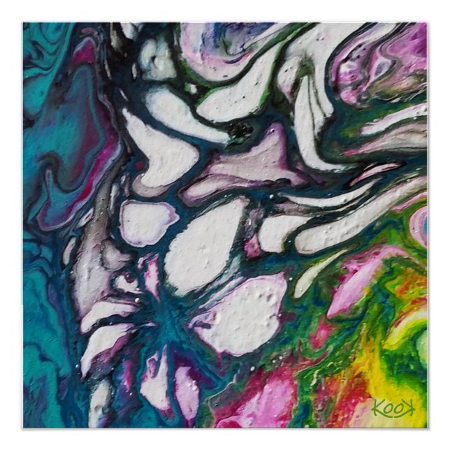 Póster Posters brillant - Art Abstrait -Décoration murale (Frente)