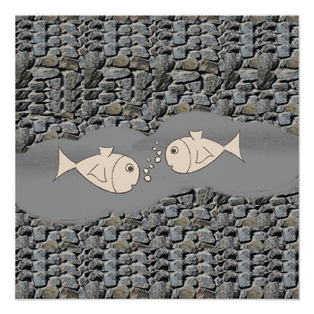 Póster Posters da Poster de Fish Beach (Frente)