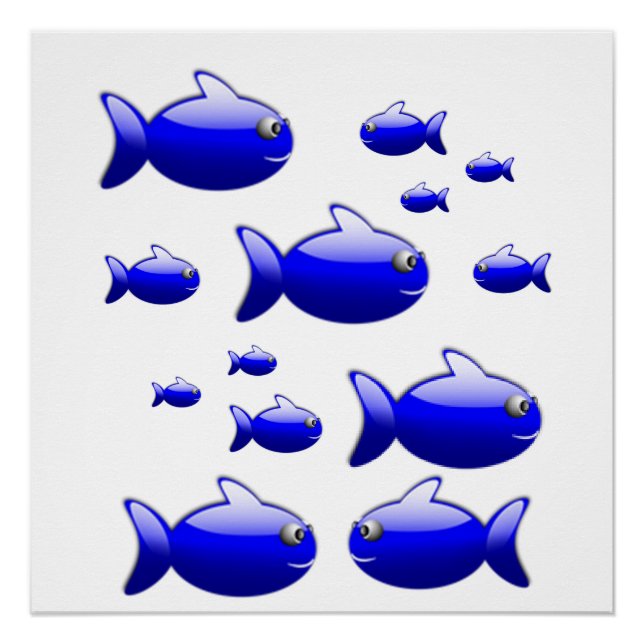 Póster Posters da Poster de Fish Beach (Frente)