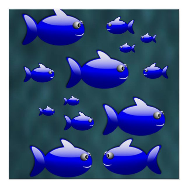 Póster Posters da Poster de Fish Beach (Frente)