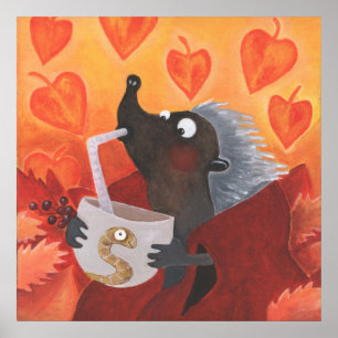 Póster "Posters da sopa saboroso" -!