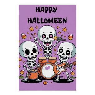 Póster Posters de Halloween - Arte de Muro Louca, Diverti