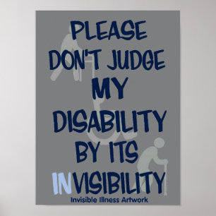 Poster POSTERS… Disabiliy/invisibilidade