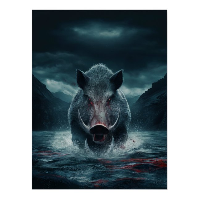 Póster Posters Dives boar 3 (Frente)