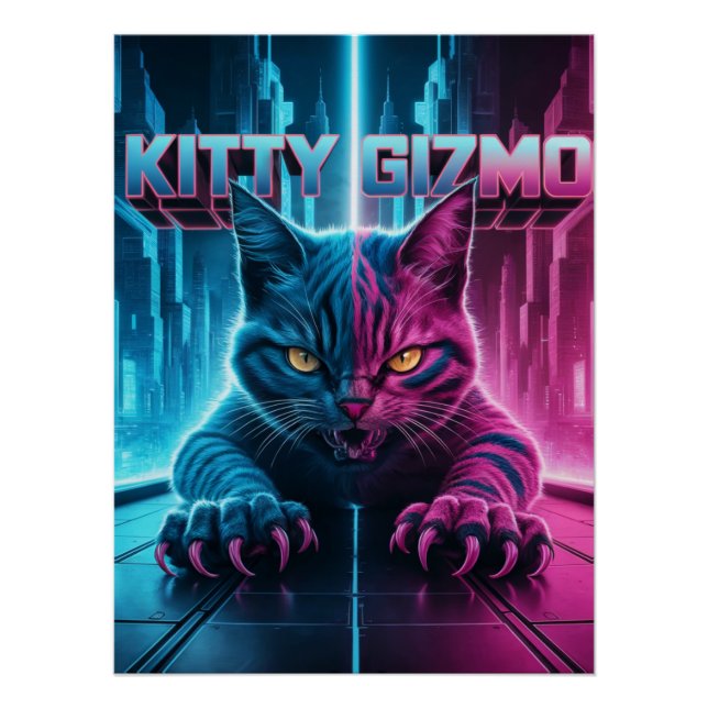 Póster Posters Kitty Gizmo 02 (Frente)