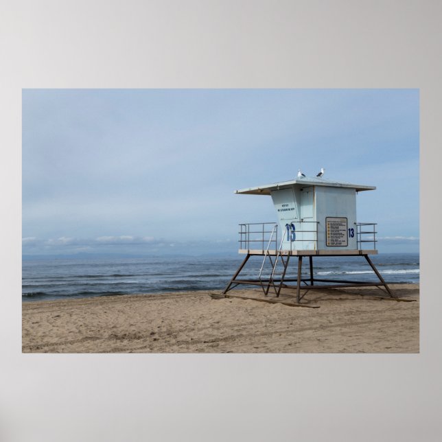 Poster Posto 13 da Huntington Beach Lifeguard (Frente)