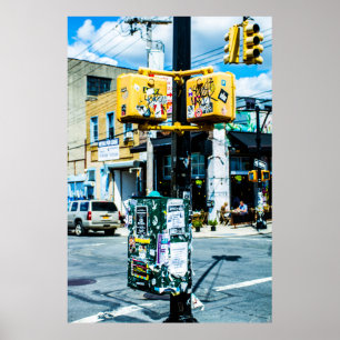 Poster Posto AMARELO E NEGRO PRETO CHEIO DE CABOS