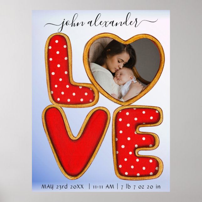 Poster Posto de Keepsasasak de Anúncio de Foto do Bebê Re (Frente)