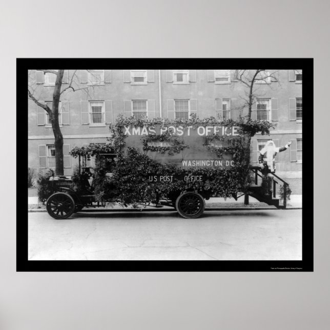 Póster Posto de Natal Office Truck 1921 (Frente)