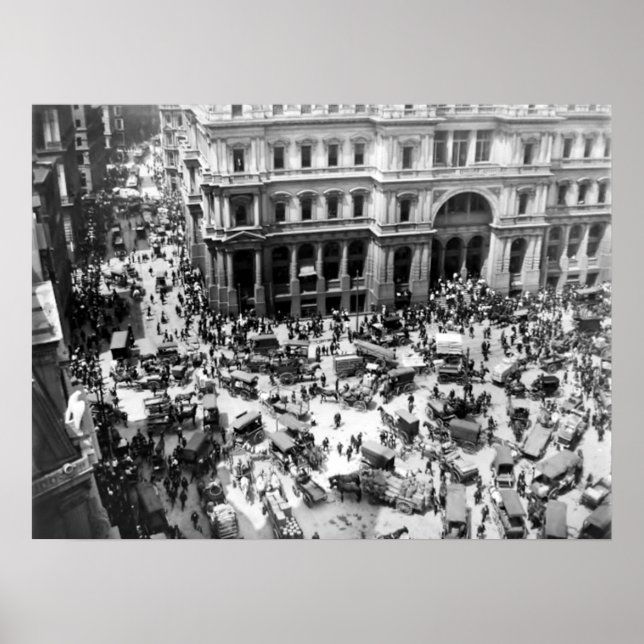 Poster Posto Office Square de Boston em 1904 (Frente)