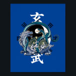 Poster Posto Xuanwu Black Tortoise, mítico chinês<br><div class="desc">Um dos quatro animais auspiciosos da cultura chinesa Black Tortoise da Ásia</div>