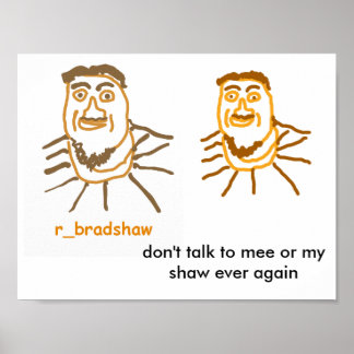 Póster postshaw da estrela