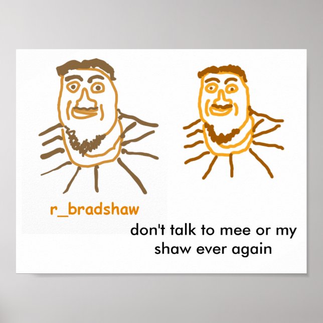 Póster postshaw da estrela (Frente)