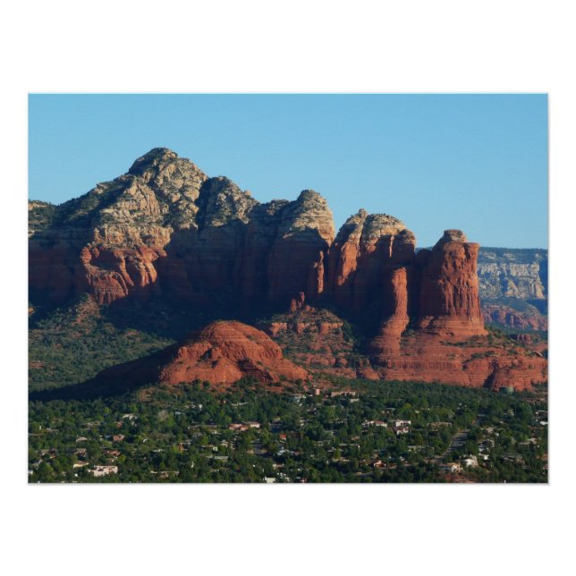 Póster Pote de café Rock I em Sedona Arizona (Frente)