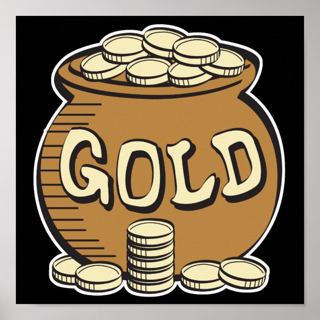Poster pote de ouro (Frente)