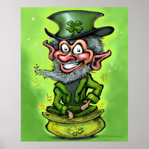 Póster Pote do duende Dourado