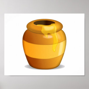 Póster Pote do mel - Emoji