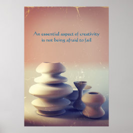 Póster Potência Cerâmica, Vida Estática II, Blue Orange S