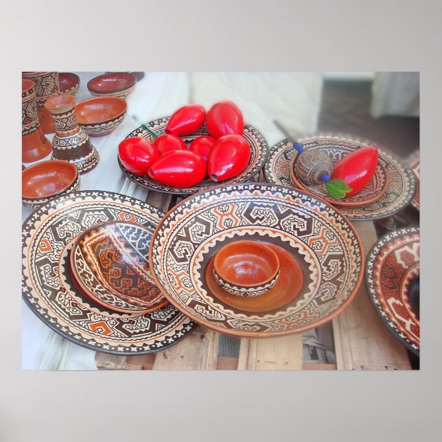 Póster Potência Colorida numa Feira Artisã (Frente)