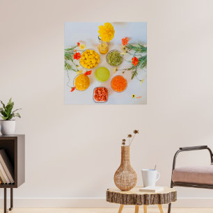 POSTER POTES DE CORES