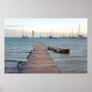 Poster potes de docas e lagostas