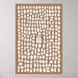 Poster Potes de Mason - 250 Alternativa de Livro de Visit