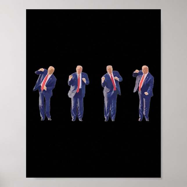 Poster Potus 45 Dance Presidente Donald Trump 47th EUA Pr (Frente)
