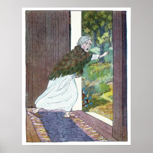 Póster Pouca capa de equitação vermelha: A avó funcion