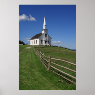 Póster pouca igreja branca