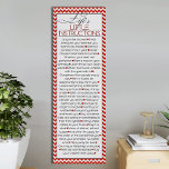 Poster Poucas instruções de vida (vermelho)<br><div class="desc">Uma lista fantástica de instruções úteis,  inspiradoras e encorajadoras sobre "vida". Este impressão de poster vai excelente num quarto,  dormitório ou para algum material de leitura permanente no banheiro!</div>