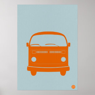 Póster Pouco ônibus feliz