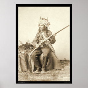 Póster Pouco, pinho indiano Ridge SD 1890 de Oglala