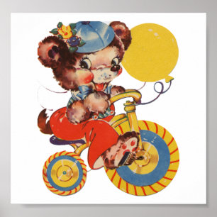 Poster Pouco urso em Trike